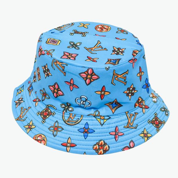 Topi Bucket Hat LV Monogram Import Mirror / Bucket Hat Bolak Balik