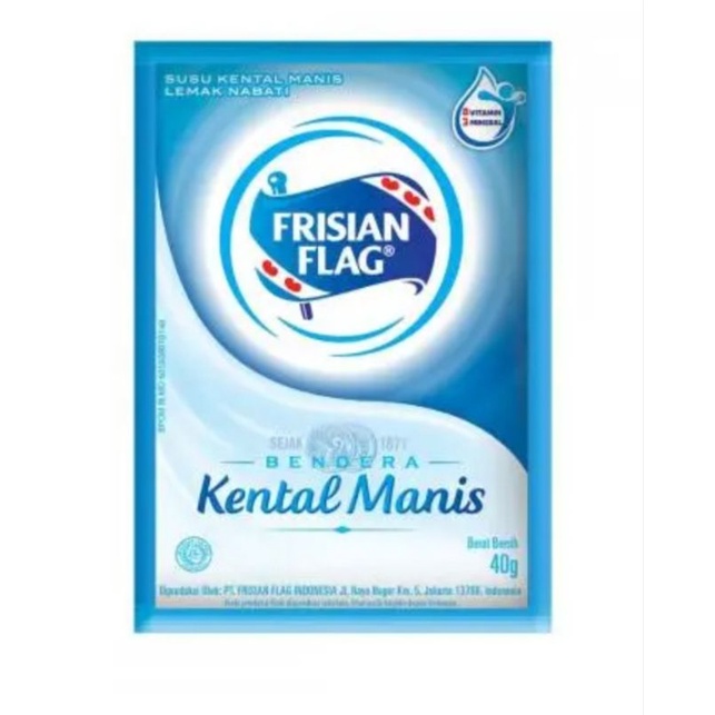 

Susu kental manis bendera Frisian flag scachet isi 6 pcs