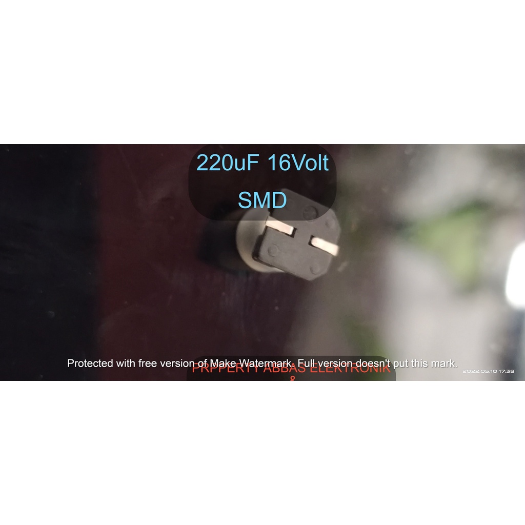 ELKO SMD 220UF 16V 220 UF 16 VOLT 220MIKRO 220 MIKRO 16VOLT SMD