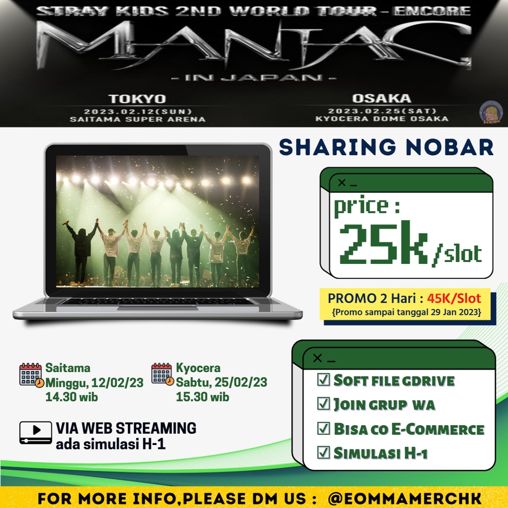 SHARING [NOBAR] STRAY KIDS MANIAC ENCORE IN JAPAN