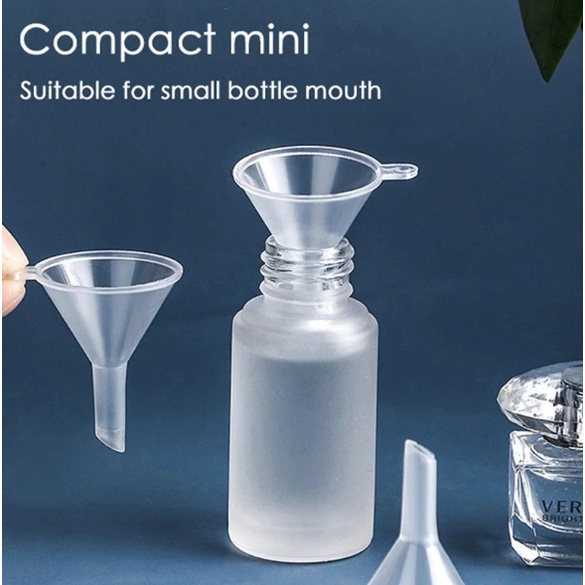 PA Corong Mini Plastik Transparan / Corong Kecil Untuk Refill Minyak Wangi Essential / Funnel Small For Refill Parfume Oil Botol Semprot isi Parfum Serbaguna PR118