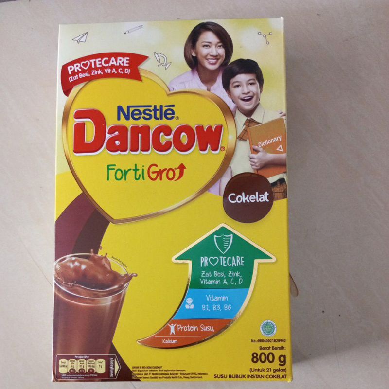 DANCOW FORTIGRO FULL CREAM/COKELAT 800G