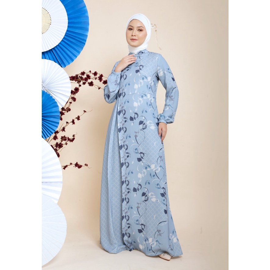 Zoya Gamis Motif Muslim Wanita Haruma Dress (COD)