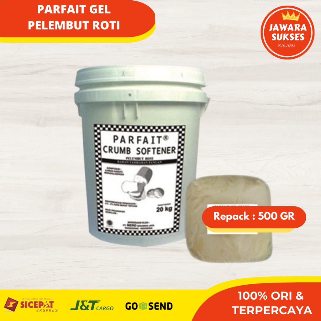 

Parfait Gel 500gr | Pelembut Roti Los | Crumb Softener