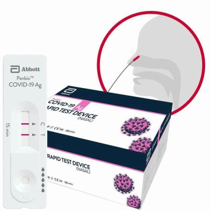 Promo Alat Test Swab Antigen/ Swab Hidung Abbott Bioquick Nasal eceran / box