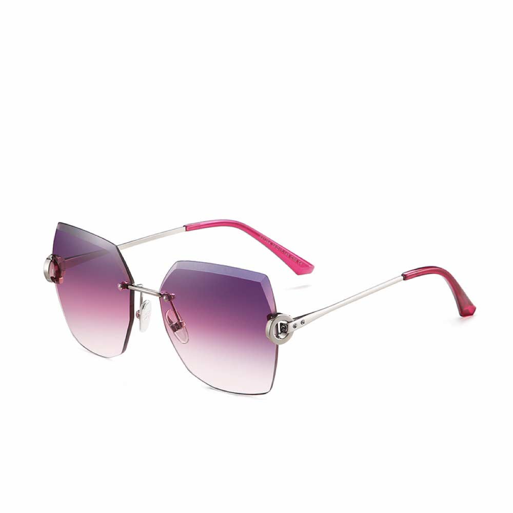 Kacamata UV400 [ Ungu ] Anti Radiasi - Sunglasses Wanita Korea - HM8148