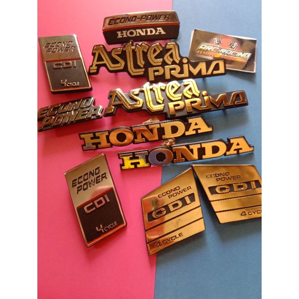 EMBLEM LOGO HONDA ASTREA PRIMA SET EMBLEM HONDA ASTREA PRIMA SET LOGO PRIMA SET.