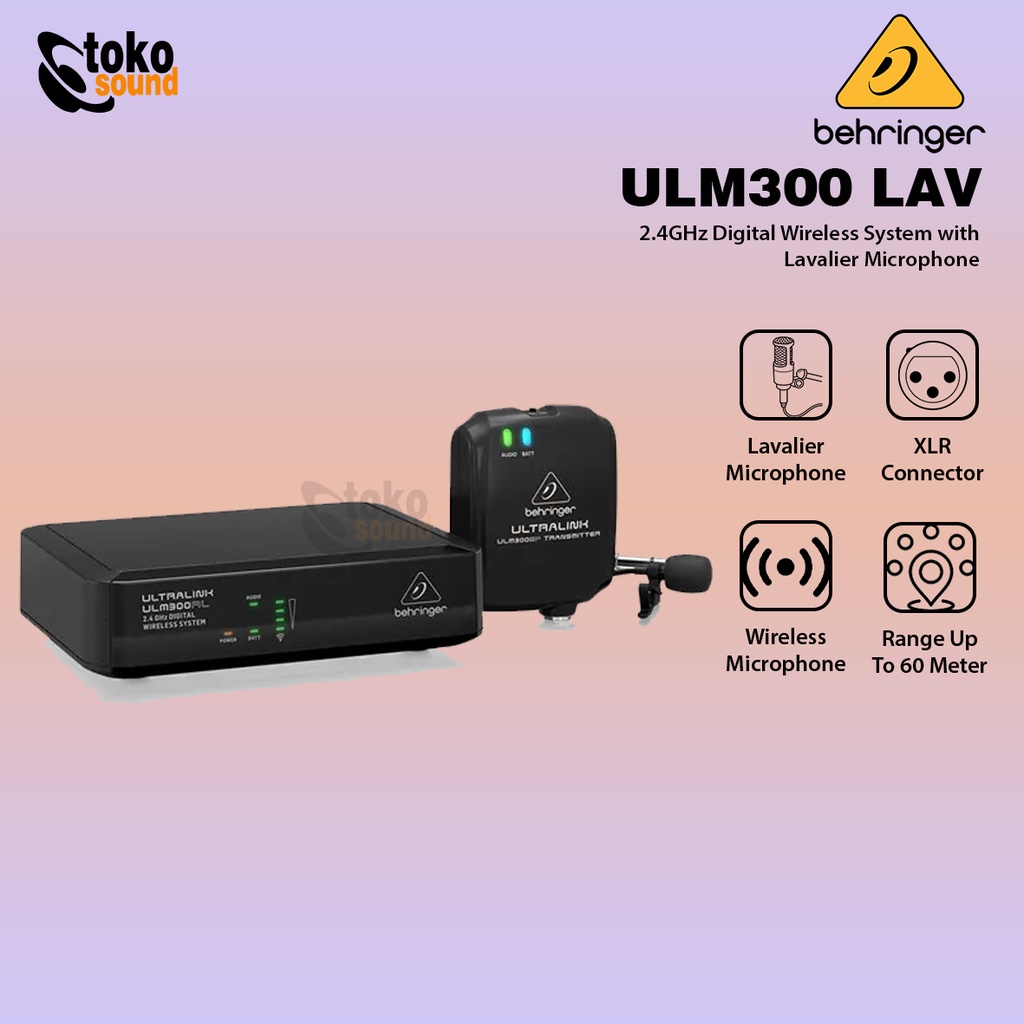 Behringer ULM300LAV Wireless Lavalier Microphone System