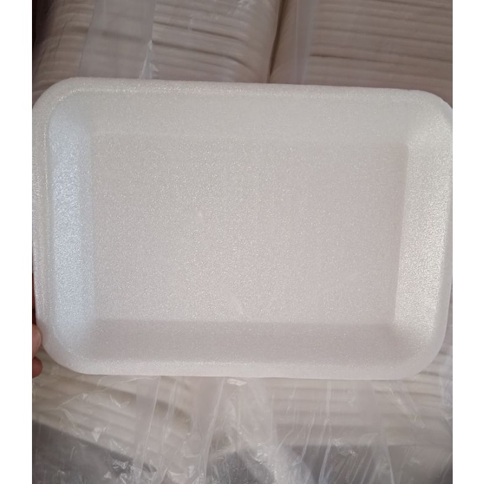 styrofoam, foam tray uk 2 1bal isi 100pcs , cocok untuk semua jenis makanan, buah buahan, dll