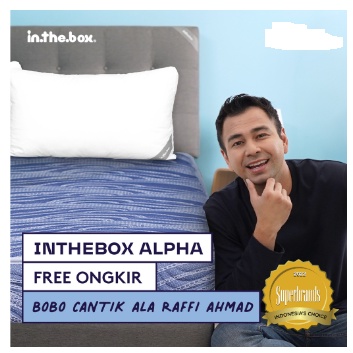 Kasur Spring Bed Inthebox  Alpha FREE Bantal | Ukuran 120x200, 140x200, 160x200, 180x200, & 200x200