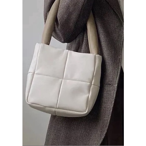 [FS] Shoulder Bag Simple Elegan Tas Puffy Tenteng Kajian Kondangan OOTD Model Baru