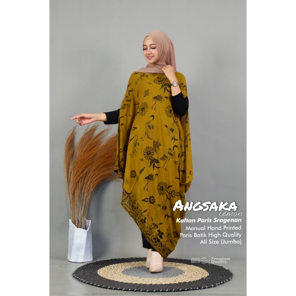 angsaka kaftan abaya pakaian baju gamis dress syari gaun longdress dres maxy maxi super jumbo batik 