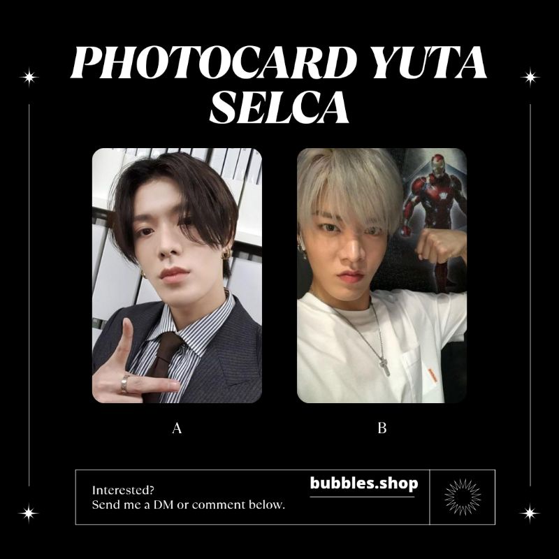 PHOTOCARD UNOFFICIAL YUTA NCT SELCA