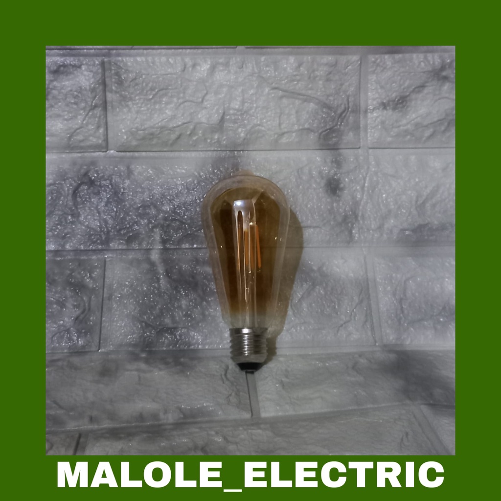 MYVO LAMPU LED FILAMEN KUNING 4 WATT // LAMPU LED HIAS OURDOOR // LAMPU CAFE