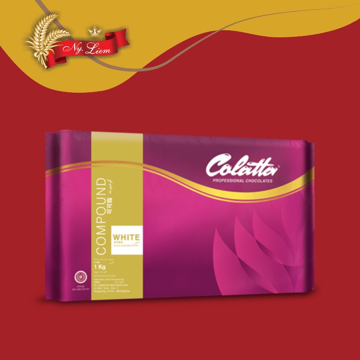 COLATTA White Chocolate Compound / Cokelat Masak 1 kg