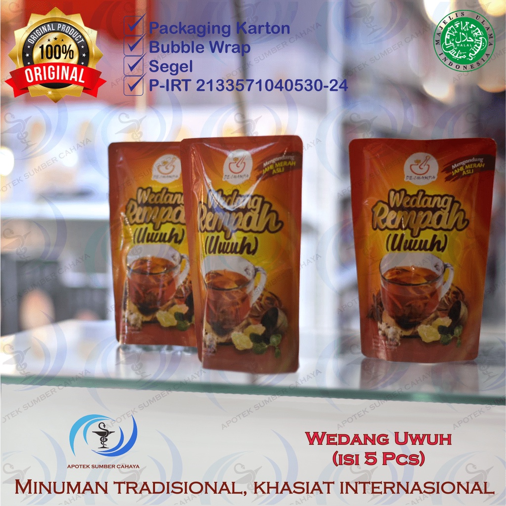 

WEDANG REMPAH UWUH (isi 5 Pack)