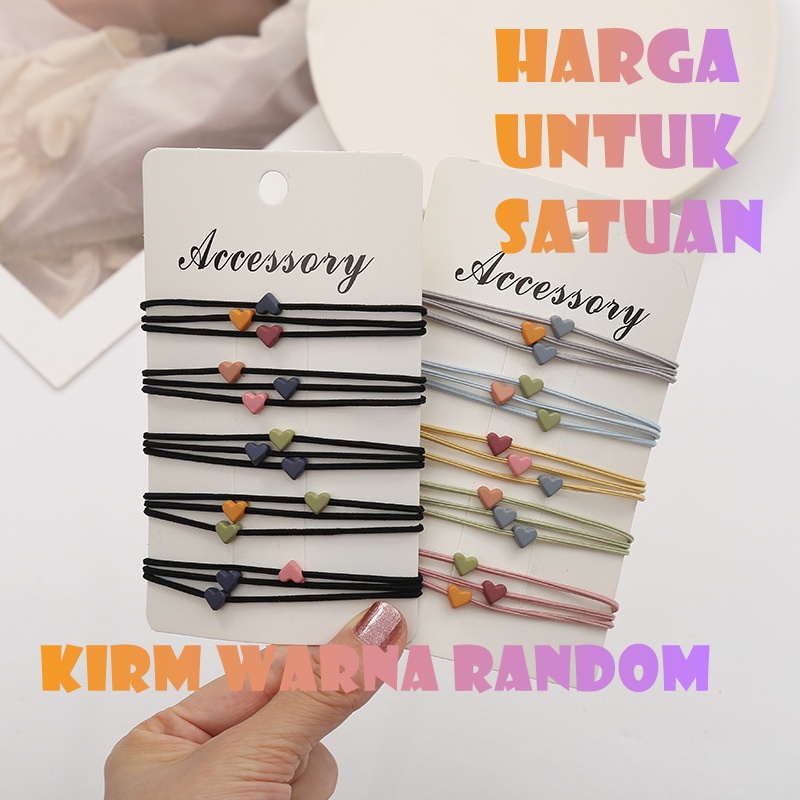 Karet Rambut INS Fashion Ikat Rambut Korea PENGIRIMAN WARNA RANDOM ISI 1 PCS