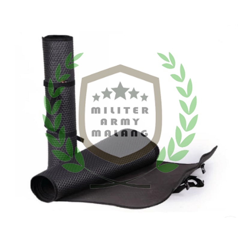 Matras TNI AD |Matras Camping |Rolling bed TNI AD hitam