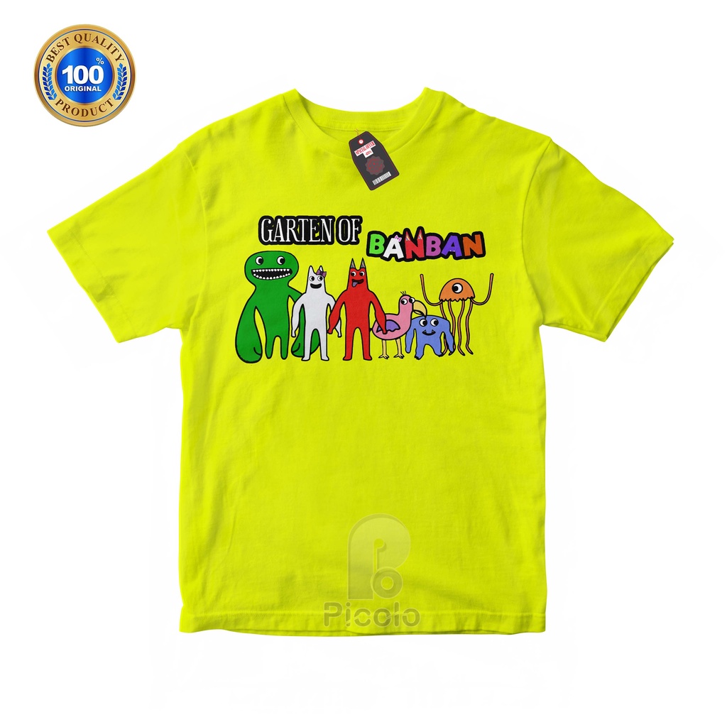 (FREE NAMA) BAJU KAOS ATASAN ANAK MOTIF GARTTEN OF BAN BAN UNISEX Bahan COTTUN