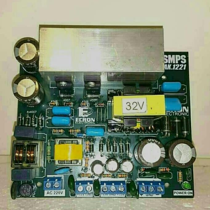 TRAFO SMPS SWITCHING 6A CT 32V EXTRA 1.5A CT15V &0-12V