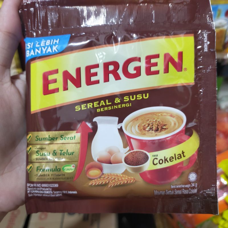 

ENERGEN SEREAL DAN SUSU RASA COKLAT