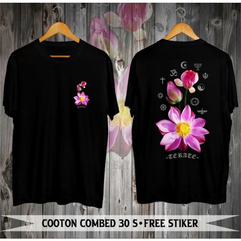 KAOS PSHT TERATE KAOS PLURALISME KAOS TERATE MOTIF BUNGA TERATE KAOS OBLONG PRIA WANITA DISTRO