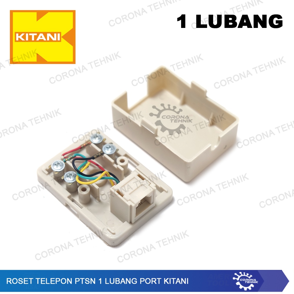 Port Kitani Roset Telepon PTSN 1 Lubang