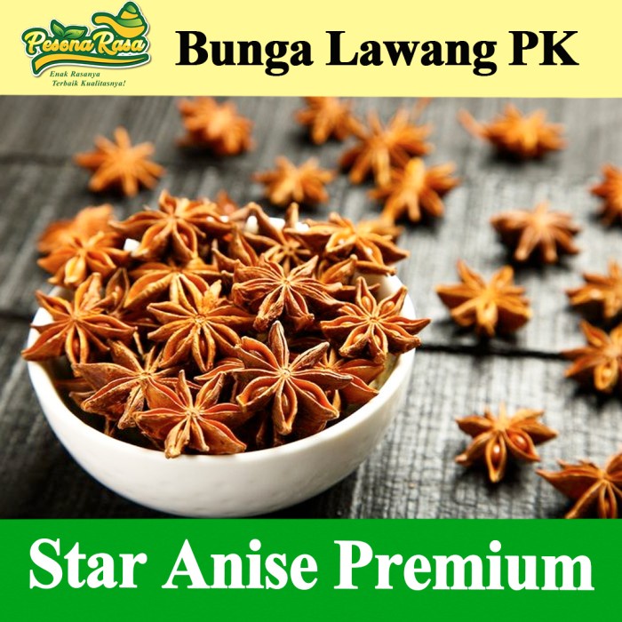 

Star Anise 100 gr / Bunga Lawang 100 gram / Bunga Lawang Premium