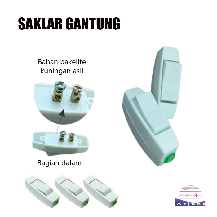 SAKLAR GANTUNG/ SAKLAR MURAH/ SAKLAR GANTUNG HITAM PUTIH/ SAKLAR BAGUS