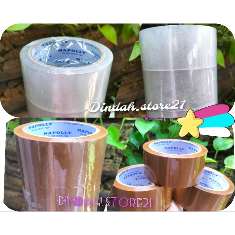 

PLAKBAN BENING~COKLAT 90 YARD ISOLASI SELOTIP CLEAR TAPE 45 MM DAYA LENGKET KUAT