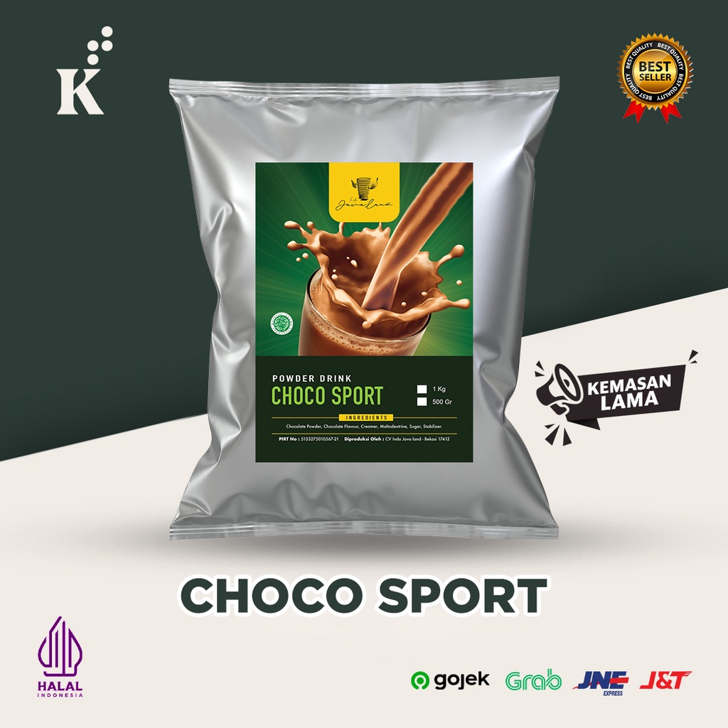 Bubuk Minuman Bubble Powder Drink Rasa Choco Sport ORIGINAL Javaland 1 kg