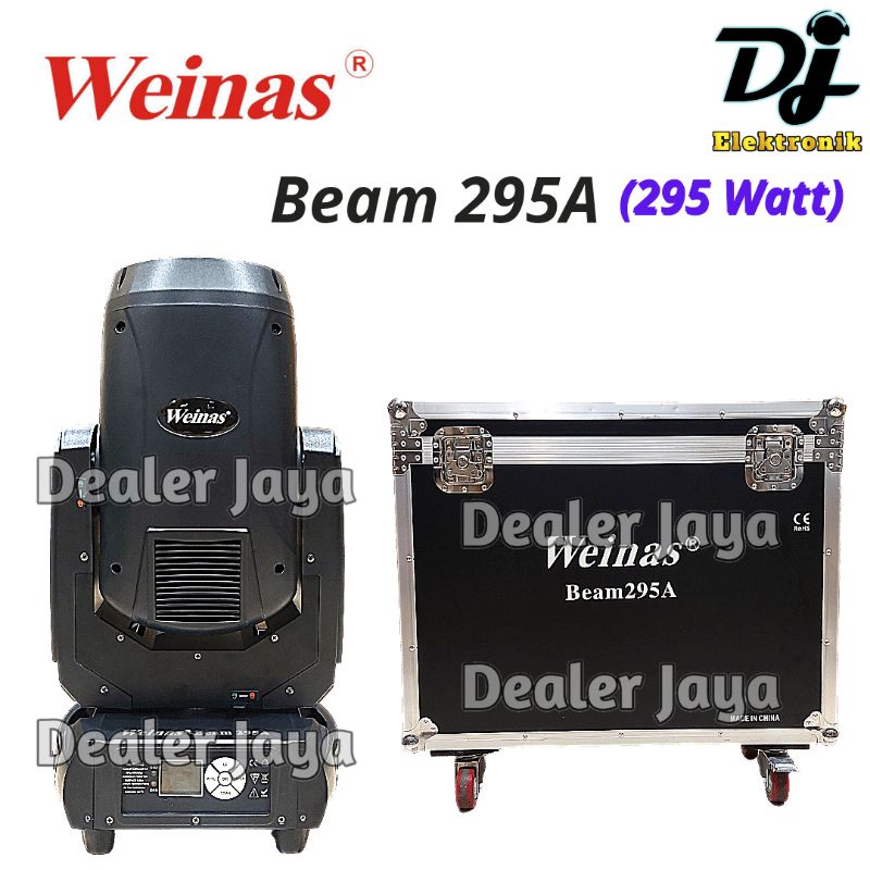 WEINAS PHASELAB Lampu Lighting / Moving Beam BEAM 295 A / BEAM 295A + Hardcase - 295 watt
