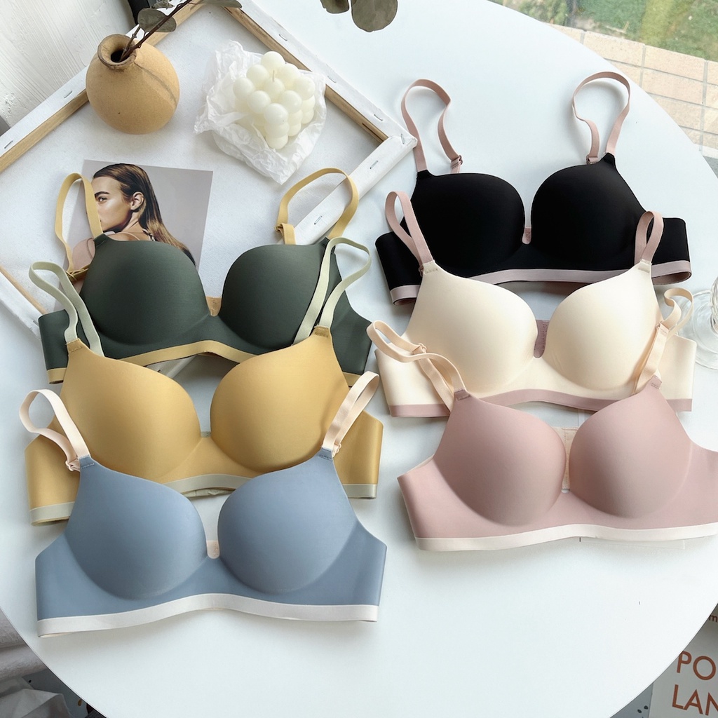 [ WONDER.GIRLS ] BRA Wanita Tanpa Kawat Seamless Push Up Import Premium Quality