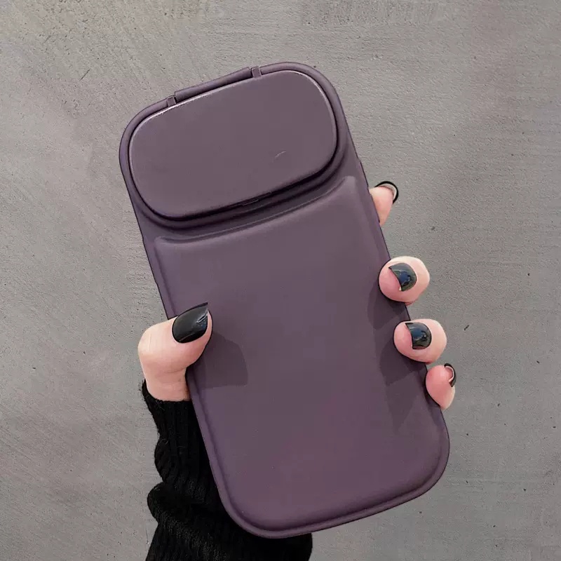 Warna Macaron Ins Makeup Cermin Kamera Perlindungan Ponsel Case Untuk iPhone 14 Pro 13 12 11 14 Pro Max XR XS Max X Lembut Silikon Cover Casing