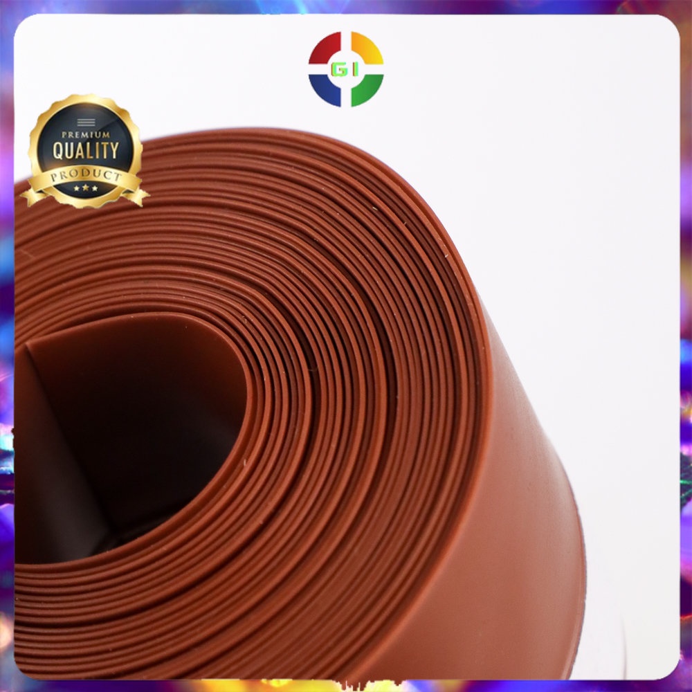 Lis Karet PVC Penghalang Kecoa dan Debu Pintu 5M 45 mm x 5 m Brown COD