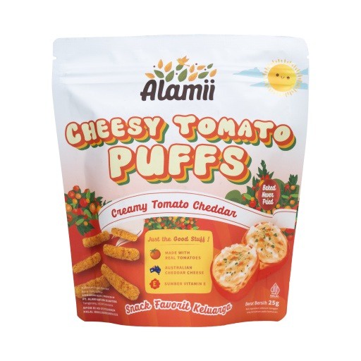 Alamii Cheesy Tomato Puffs 25g