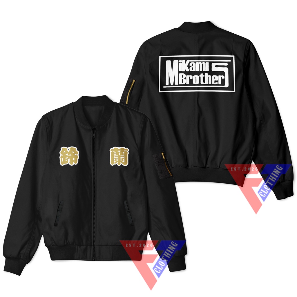 Jaket Bomber Sukajan Mikami Brothers Suzuran High And Low