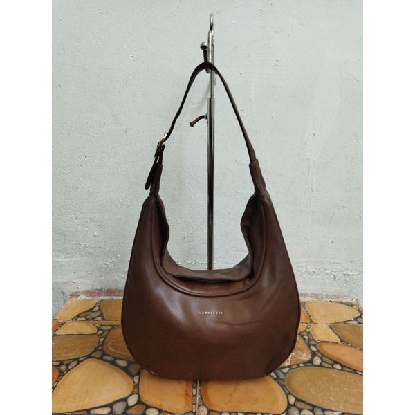 TAS SHOULDER KULIT ASLI WANITA LAPALETTE SECOND BRANDED IMPORT / TOP HANDEL KULIT ASLI WANITA