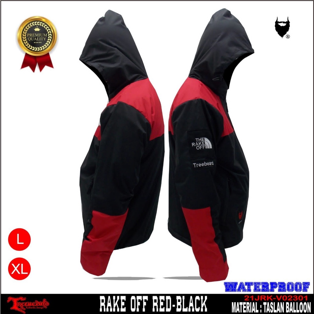 TURUN HARGA ! JAKET HOODIE OUTDOOR TREEBEARD / JAKET GUNUNG PRIA WANITA WATERPROOF / JAKET PARASUT HOODIE ANTI AIR