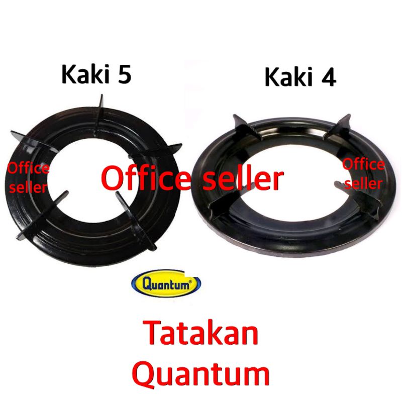 Tatakan kompor Quantum | Nampan kaki 5 bulat