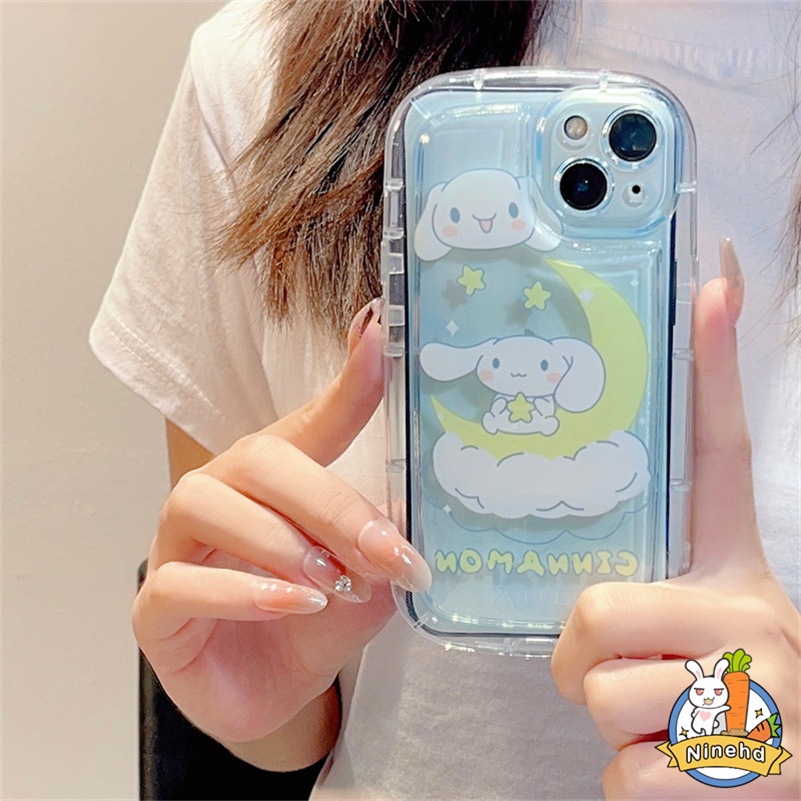 Soft Case Silikon Motif Kartun Kelinci Untuk iPhone 14 13 12 11 Pro Max X Xr Xs Max 8 7 6 6s Plus SE 2020