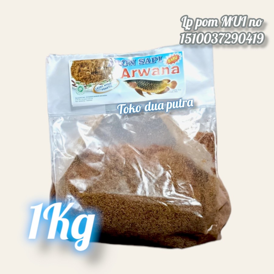 

Abon Sapi Cap Arwana 1 Kg