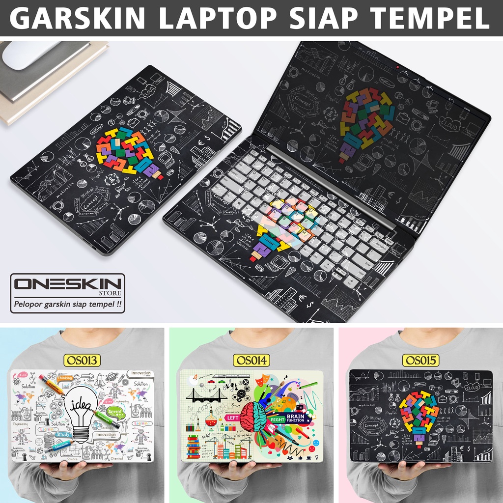 Garskin Sticker Laptop Protector Macbook Full Body Bottom Bezel Palmrest Skin Brain Imagination