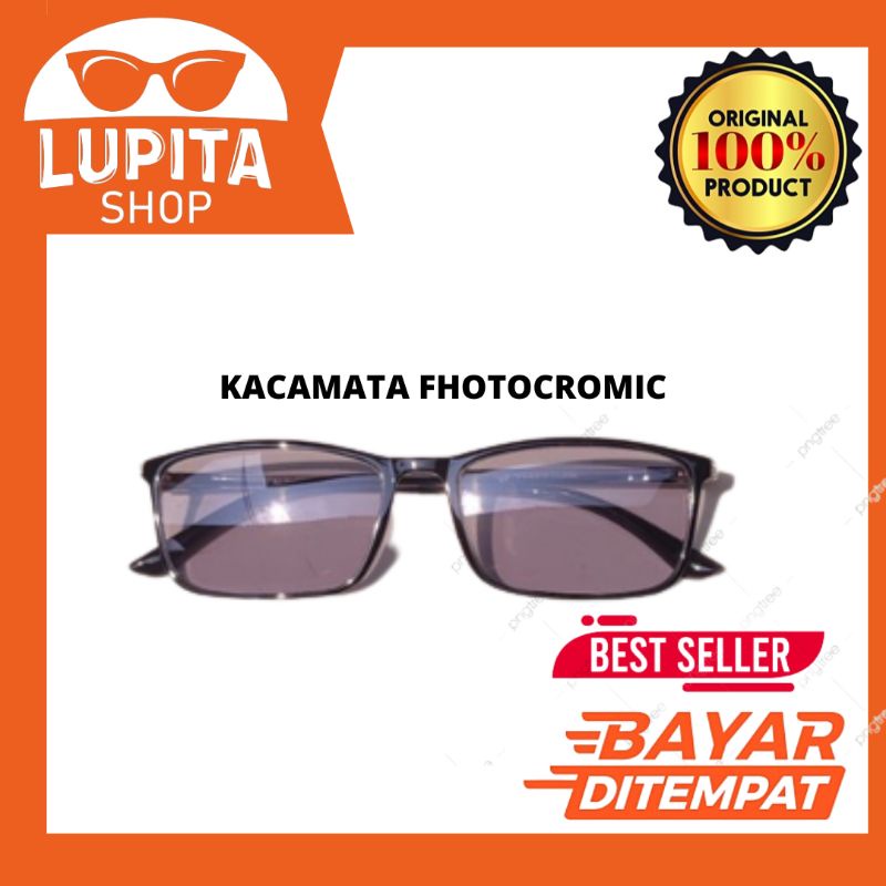 KACAMATA FHOTOCROMIC PLUS DAN NORMAL/ KACAMATA BERUBAH WARNA UNISEX