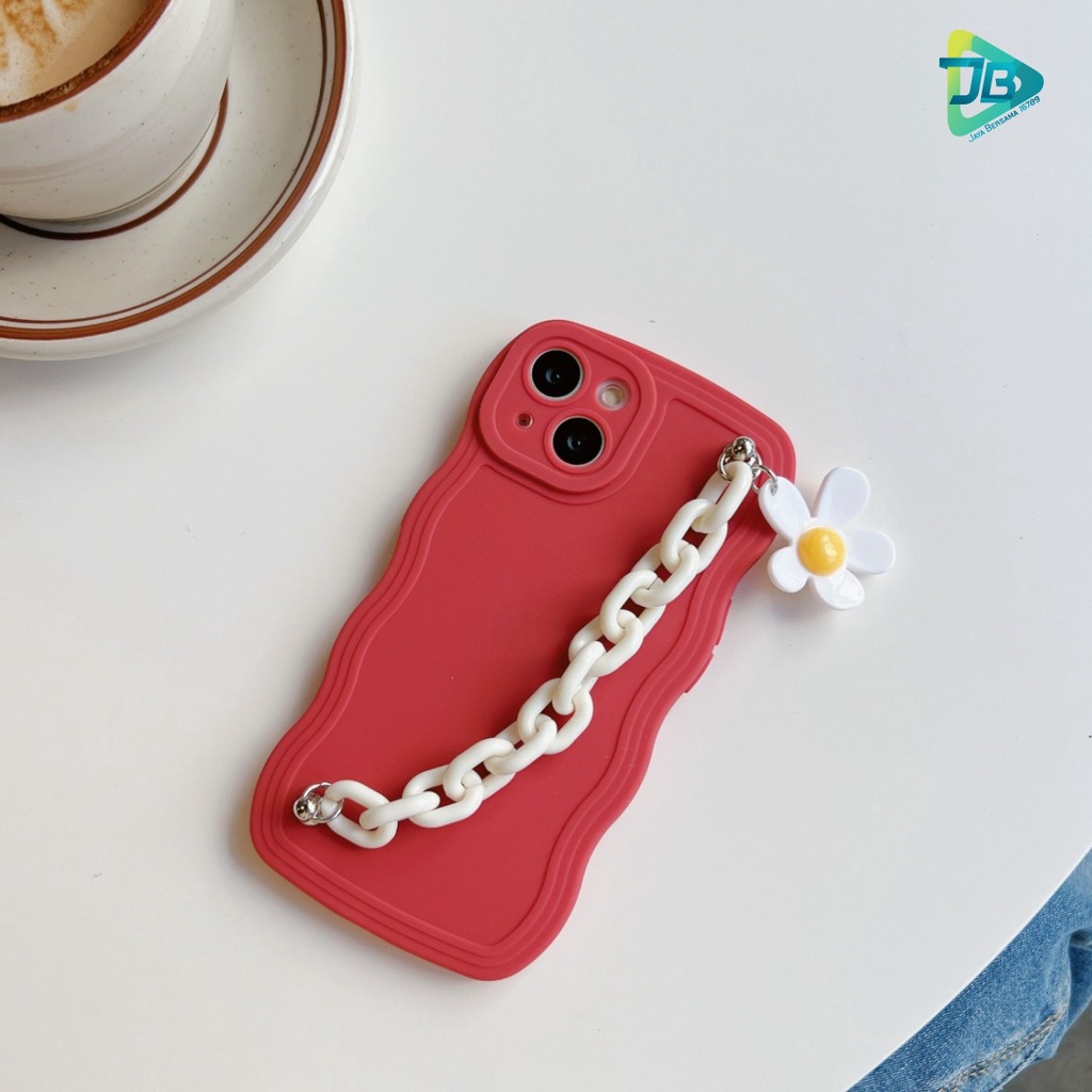 SOFTCASE WAVY WAVE GELOMBANG WARNA RANTAI FOR OPPO A3S A1K A5S A7 A11K A12 A15  A16 A55 5G A17 A17K A31 A8 A52 A92 A53 A33 A9 A5 2020 A37 NEO 9 A39 A57 LAMA A57 2022 A77S JB6585