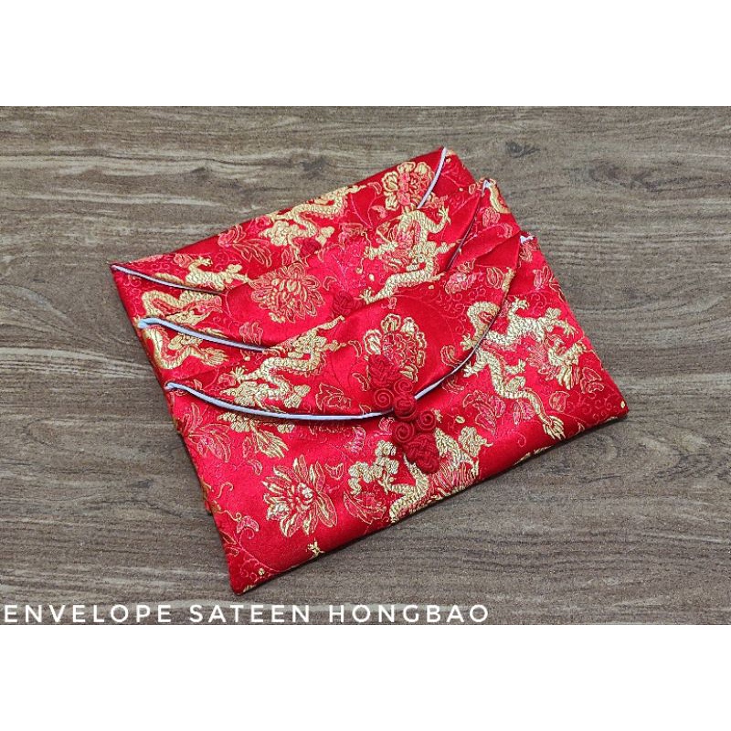 

[READY STOCK] Angpao Amplop Satin Hongbao Kain Besar Satin Angpao Sangjit Angpao Sincia Imlek Chinese New Year