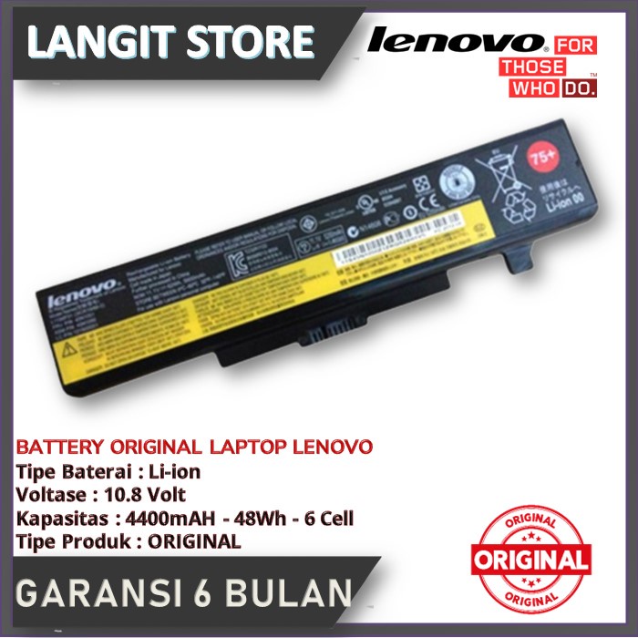 Baterai / Battery / Batre Laptop Lenovo B480 B490 B580 G400 G410 G480 G510 G580 N580 P580 V480 V580 