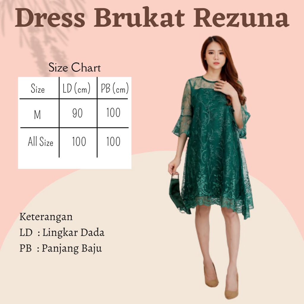 DRESS BRUKAT REZUNA