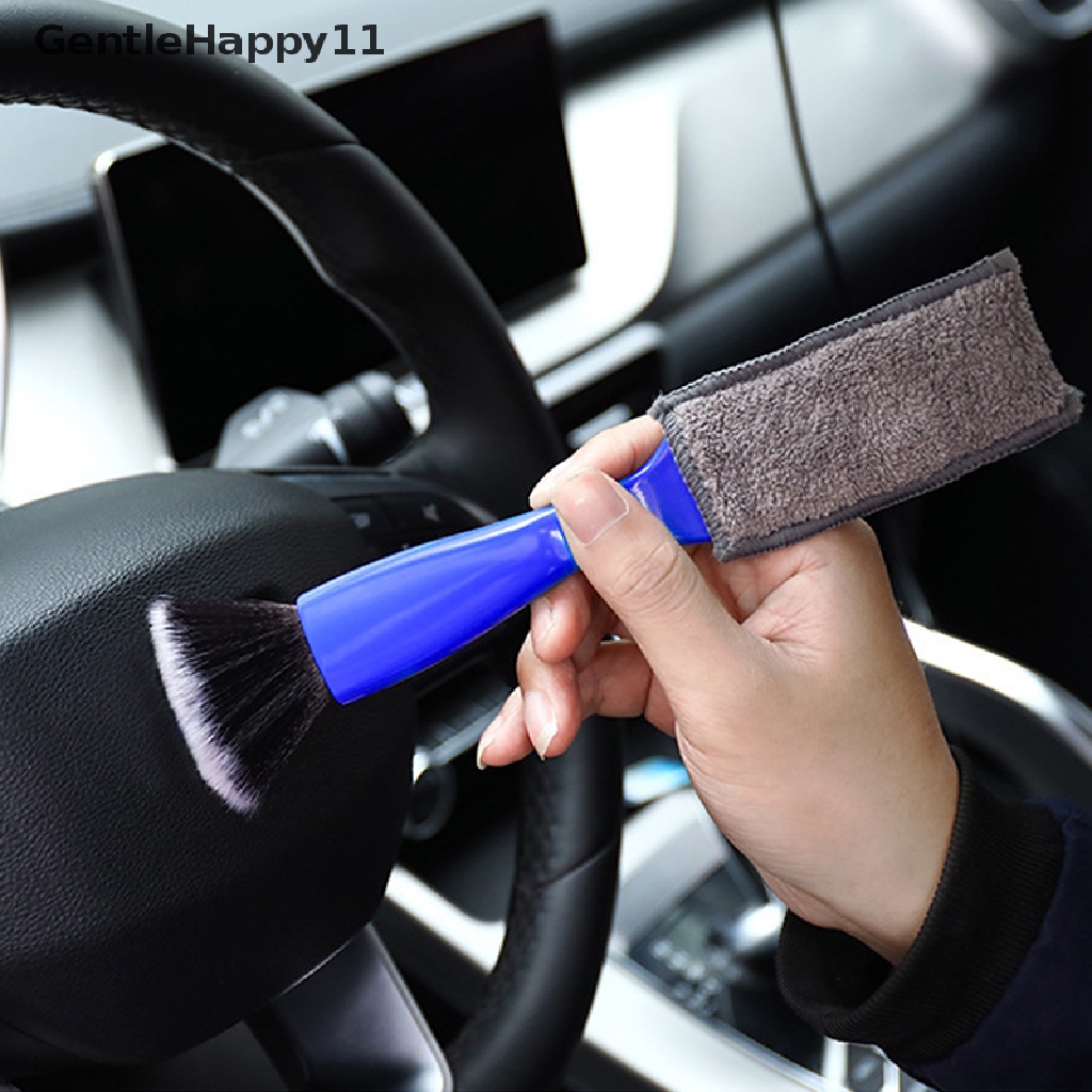 Gentlehappy Car Detailing Brush Alat Pembersih Mobil Outlet Udara Ac Pembersih Penghilang Debu Soft Brush Dashboard Keyboard Alat Sweeping Debu Aksesoris Mobil id