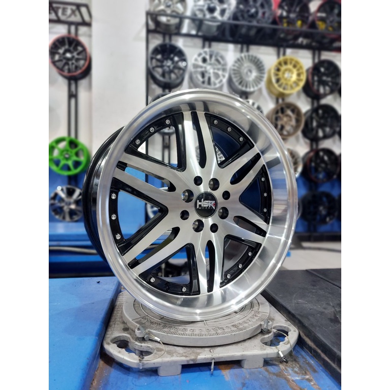 Velg Celong Ring 17 HSR Okayama Hole 8X100-114 R17 Tampilan Elegant